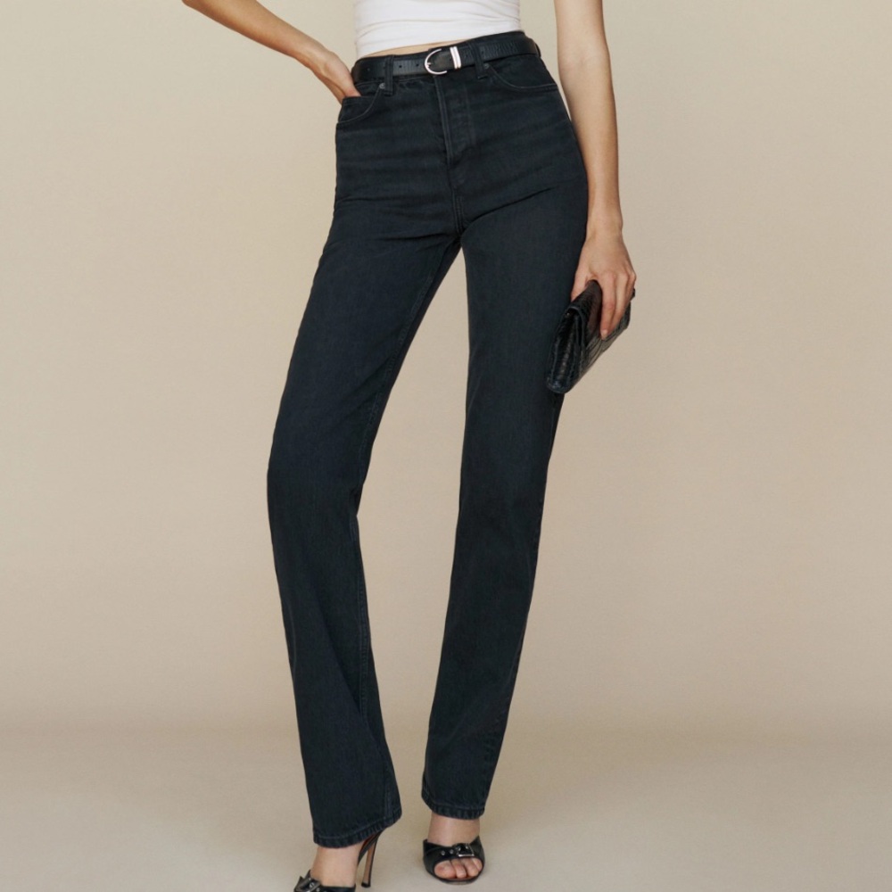 Reformation Cynthia High Rise Long Jeans - sz 27